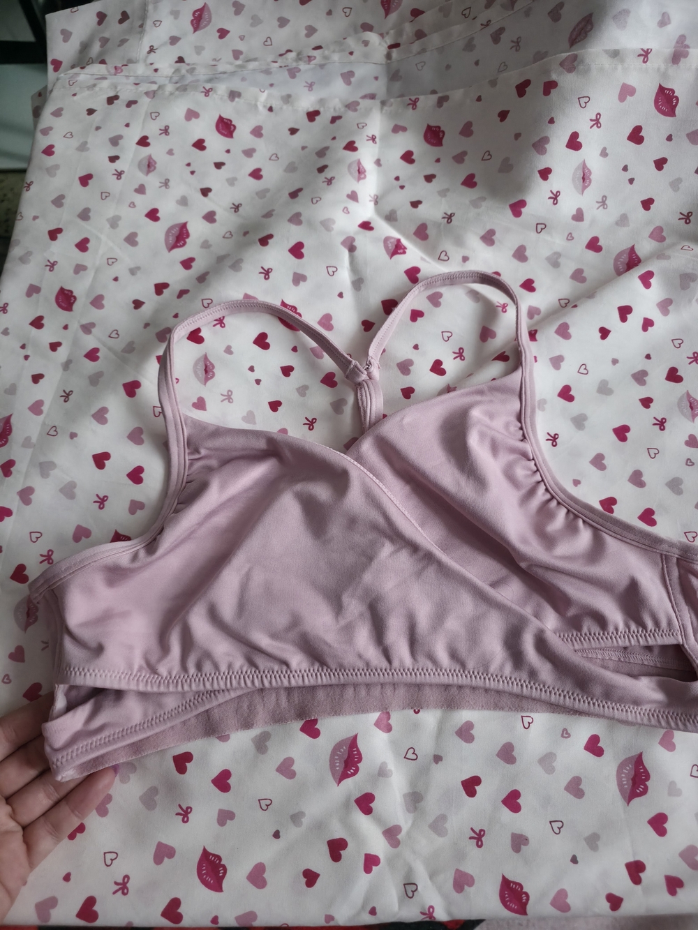 PINK Victoria's Secret Light Pink Seamless Bralette